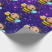 Bebie Niedlich Charming Themed Inspiriert Geschenkpapier (Ecke)