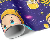 Bebie Niedlich Charming Themed Inspiriert Geschenkpapier (Rolleneckpunkt)