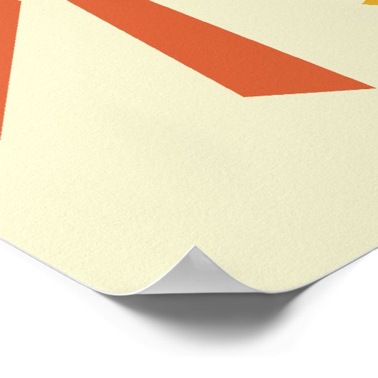 Bebop Boogie Fun Retro Dance Poster (Ecke)