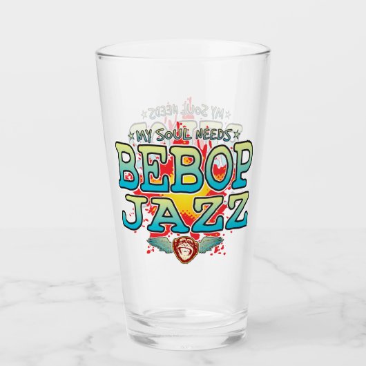 Bebop Jazz Soul Glass Tumbler (Vorderseite)