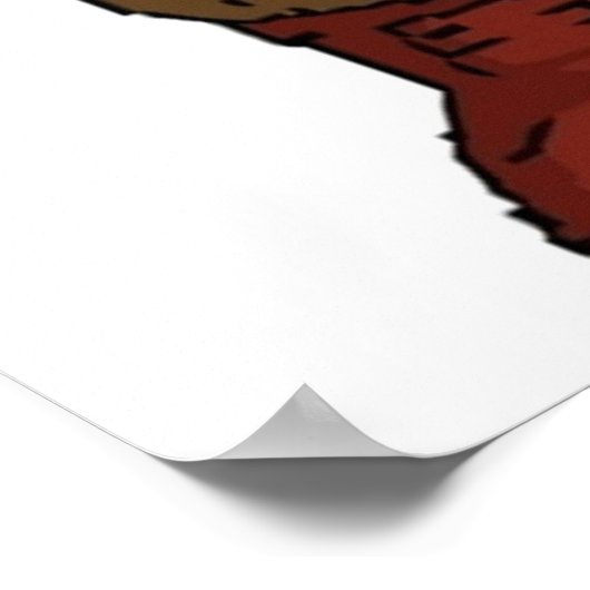 Bebop Rocksteady - Funny Big Print Poster (Ecke)