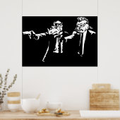 Bebop Rocksteady Thug life Pfiction mashup Poster (Küche)