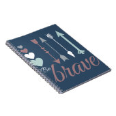 BeBrave Notebook mit Pfeilen und Herz Notizblock (Rechte Seite)