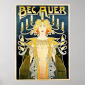 BEC AUER 1896 Benzin-Licht Poster (Vorne)