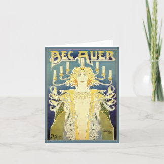 BEC Auer (blau) Feiertagskarte