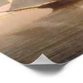 Becalmed - Fitz Henry Lane Fine Art Poster (Ecke)