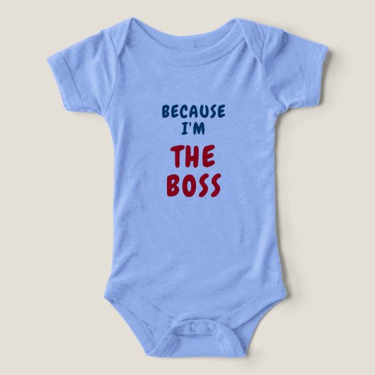 Because I am the BOSS (Design Vorderseite)