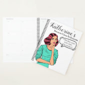 Because I said so - Funny Retro Mom Style Planner Planer (Anzeige)