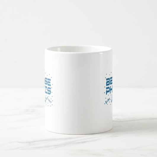 Because Physics Funny Kaffeetasse (Mittel)