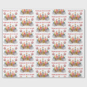 Because You Care Christmas Wrapping Paper Geschenkpapier (Flach)