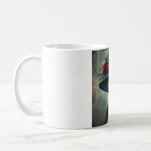 Becca A Lovely Art Deco Lady Kaffeetasse (Links)
