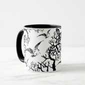 Beccacce maliarde in volo tasse (Vorderseite Links)