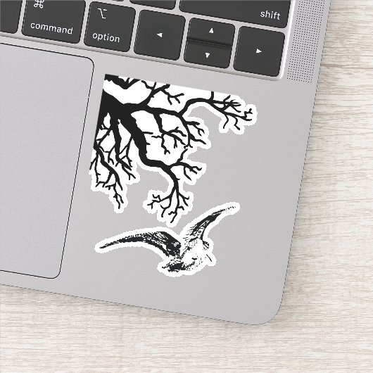 Beccaccia in volo aufkleber (Detail)