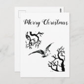 Beccaccia tra rami postkarte (Vorne/Hinten)