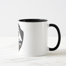 Becher 2 Farben Leertaste/schwarze mit Logo Tasse