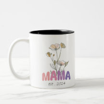 Becher 2 Farben Mama ist 2024 Mothers Day