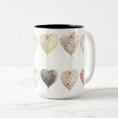 Becher 2 Farben Personalized Valentine Coffee Mug Zweifarbige Tasse (VorderseiteRechts)