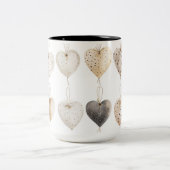 Becher 2 Farben Personalized Valentine Coffee Mug Zweifarbige Tasse (Mittel)