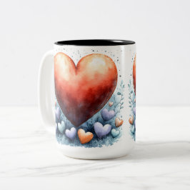 Becher 2 Farben Personalized Valentine Coffee Mug Zweifarbige Tasse