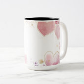 Becher 2 Farben Personalized Valentine Coffee Mug Zweifarbige Tasse (VorderseiteRechts)