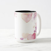 Becher 2 Farben Personalized Valentine Coffee Mug Zweifarbige Tasse (VorderseiteRechts)