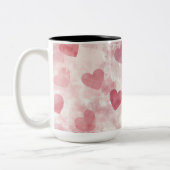 Becher 2 Farben Personalized Valentine Coffee Mug Zweifarbige Tasse (Links)