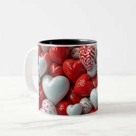 Becher 2 Farben Personalized Valentine Coffee Mug Zweifarbige Tasse