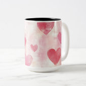 Becher 2 Farben Personalized Valentine Coffee Mug Zweifarbige Tasse (VorderseiteRechts)