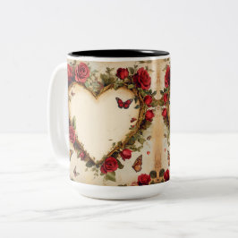 Becher 2 Farben Personalized Valentine Coffee Mug Zweifarbige Tasse