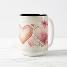 Becher 2 Farben Personalized Valentine Coffee Mug