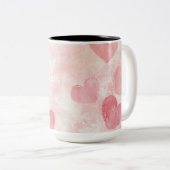Becher 2 Farben Personalized Valentine Coffee Mug Zweifarbige Tasse (VorderseiteRechts)