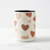 Becher 2 Farben Personalized Valentine Coffee Mug Zweifarbige Tasse (Mittel)