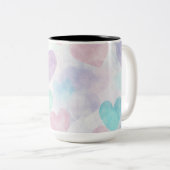 Becher 2 Farben Personalized Valentine Coffee Mug Zweifarbige Tasse (VorderseiteRechts)