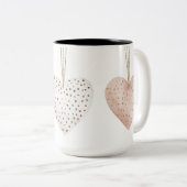 Becher 2 Farben Personalized Valentine Coffee Mug Zweifarbige Tasse (VorderseiteRechts)