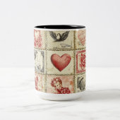 Becher 2 Farben Personalized Valentine Coffee Mug Zweifarbige Tasse (Mittel)