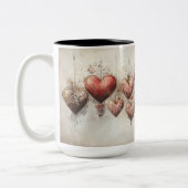 Becher 2 Farben Personalized Valentine Coffee Mug Zweifarbige Tasse (Links)