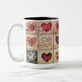 Becher 2 Farben Personalized Valentine Coffee Mug Zweifarbige Tasse (Links)