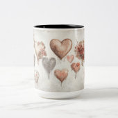 Becher 2 Farben Personalized Valentine Coffee Mug Zweifarbige Tasse (Mittel)