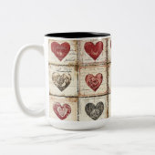 Becher 2 Farben Personalized Valentine Coffee Mug Zweifarbige Tasse (Links)