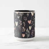 Becher 2 Farben Personalized Valentine Coffee Mug Zweifarbige Tasse (Mittel)