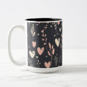 Becher 2 Farben Personalized Valentine Coffee Mug Zweifarbige Tasse (Links)