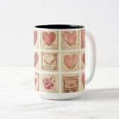 Becher 2 Farben Personalized Valentine Coffee Mug Zweifarbige Tasse (VorderseiteRechts)
