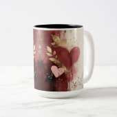 Becher 2 Farben Personalized Valentine Coffee Mug Zweifarbige Tasse (VorderseiteRechts)