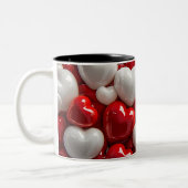 Becher 2 Farben Personalized Valentine Coffee Mug Zweifarbige Tasse (Links)