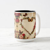 Becher 2 Farben Personalized Valentine Coffee Mug Zweifarbige Tasse (VorderseiteRechts)