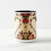 Becher 2 Farben Personalized Valentine Coffee Mug Zweifarbige Tasse (Mittel)