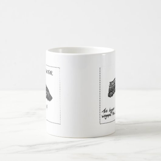 Becher ACOTAR - Flügel Kaffeetasse (Mittel)