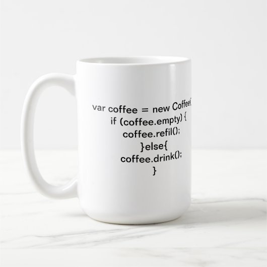 Becher Algorithmus Coffee Kaffeetasse (Links)