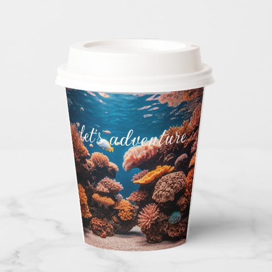 Becher aus Aquapapier (Vorderseite)