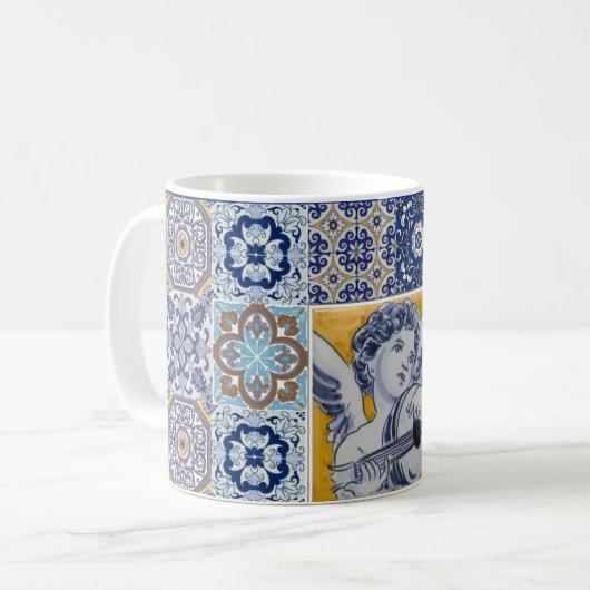 Becher azulejos ángel kaffeetasse (Vorderseite Links)